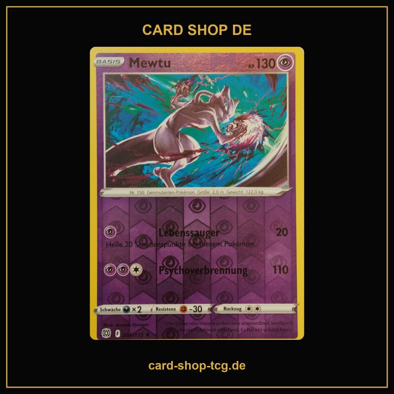 Mewtu · 056/172 · BRS · ★ · Standard · Deutsch (DE)