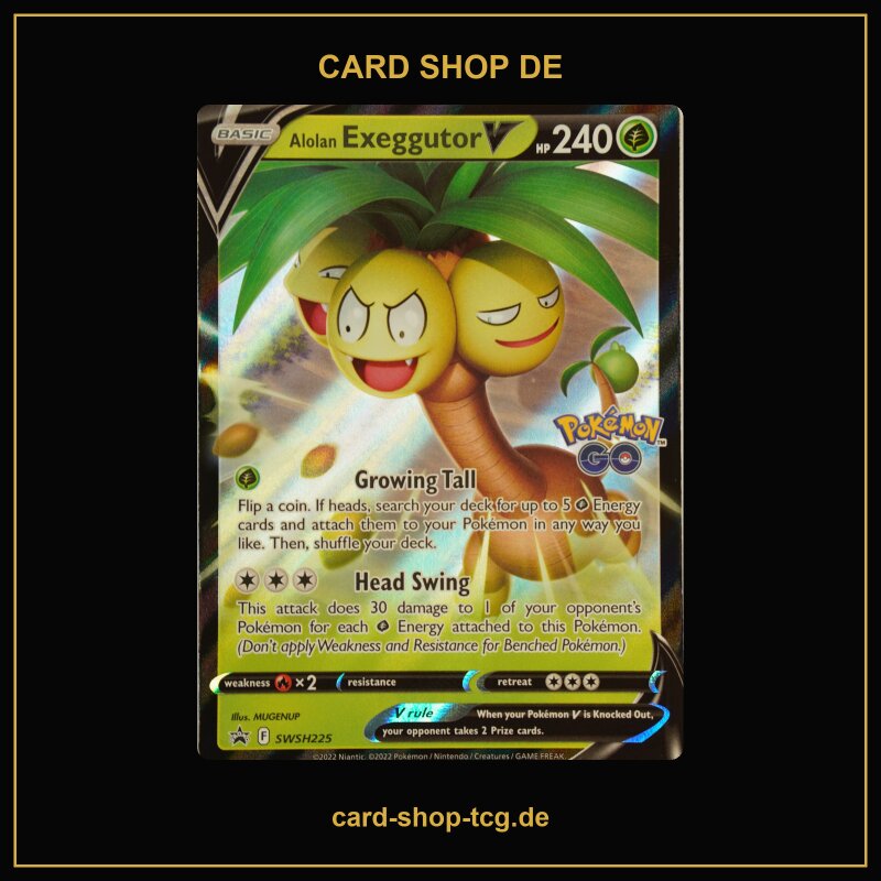 Alolan Exeggutor V · SWSH225 · SWSH · V · Englisch (EN)