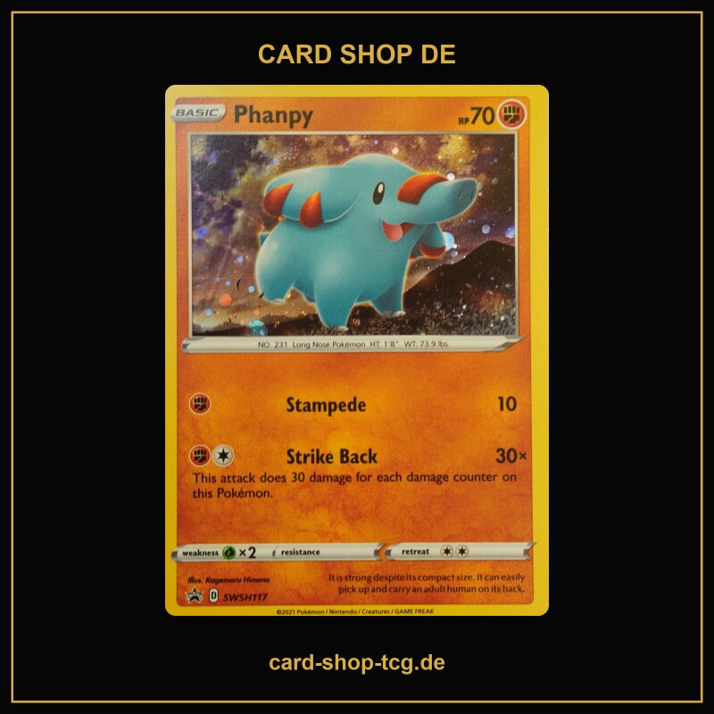 Phanpy · SWSH117 · SWSH · Holo · Englisch (EN)
