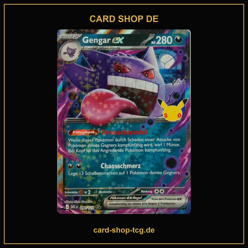 Gengar-ex · 090/128 · 30th · Deutsch (DE)