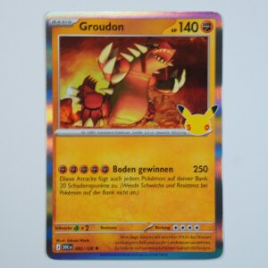 Groudon · 082/128 · 30TH · ★...