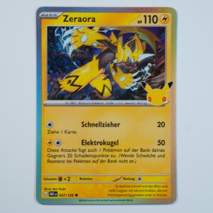 Zeraora · 057/128 · 30C · Circle...