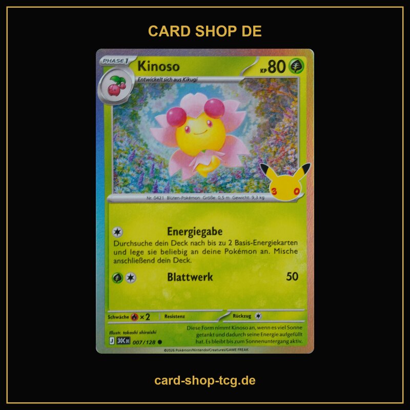 Kinoso · 007/128 · 30th · Deutsch (DE)
