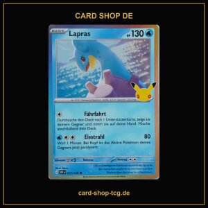 Lapras · 017/128 · 30th · Deutsch (DE)