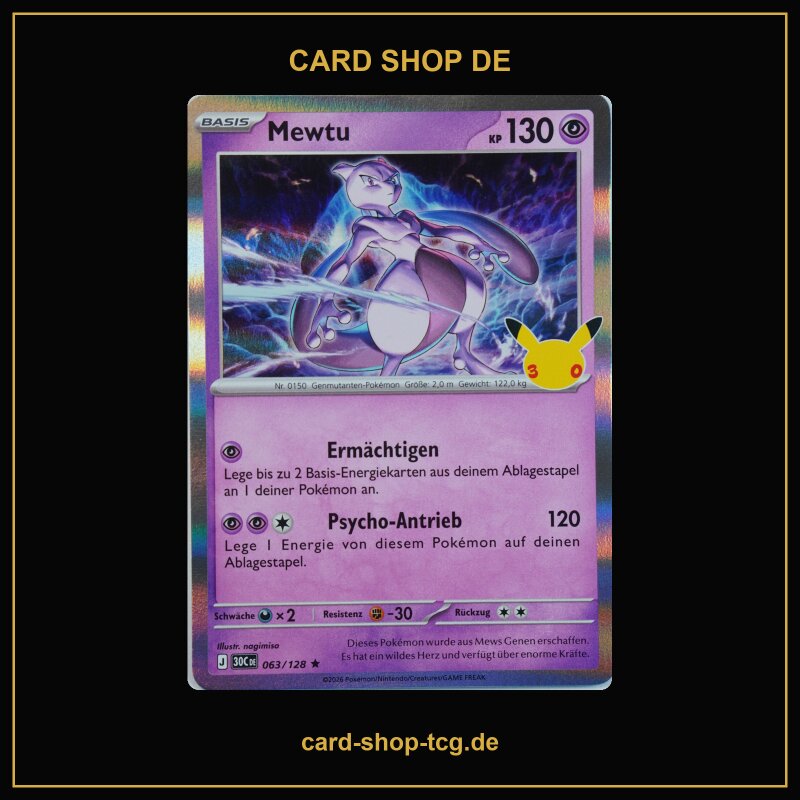 Mewtu · 063/128 · 30th · Deutsch (DE)