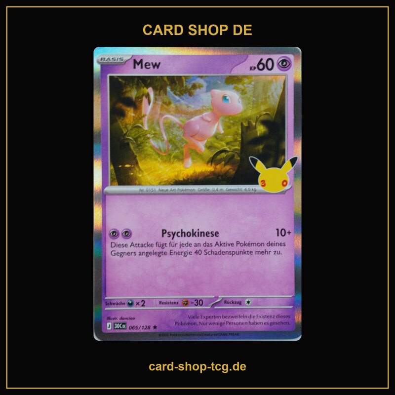 Mew · 065/128 · 30th · Deutsch (DE)