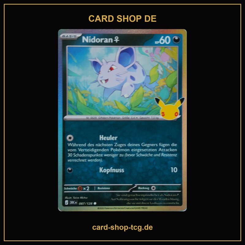Nidoran♀ · 087/128 · 30th · Deutsch (DE)