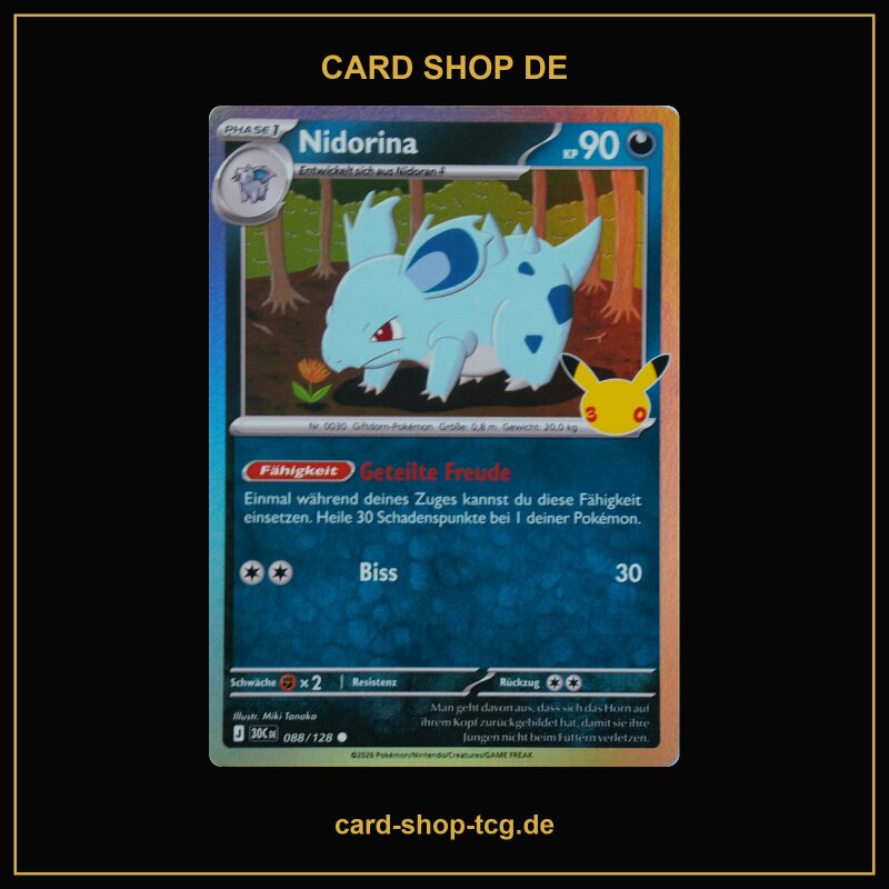 Nidorina · 088/128 · 30th · Deutsch (DE)