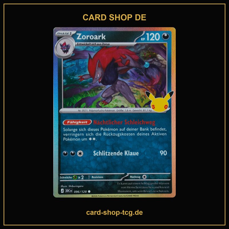 Zoroark · 096/128 · 30th · Deutsch (DE)