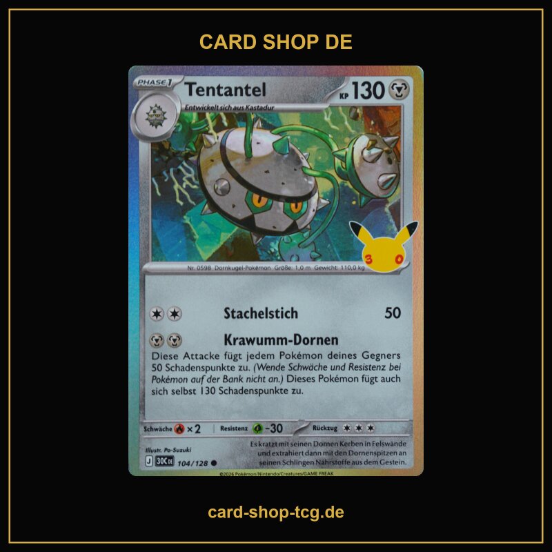 Tentantel · 104/128 · 30th · Deutsch (DE)