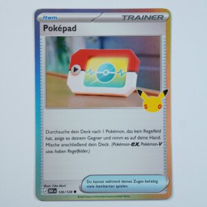 Poképad · 126/128 · 30TH · ●...