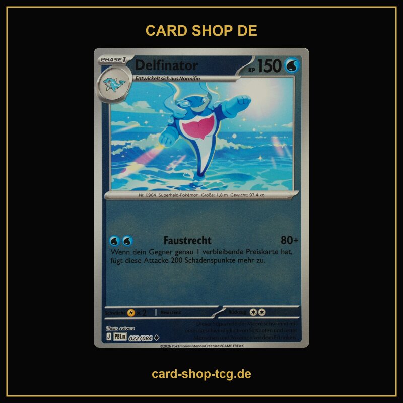Delfinator · 022/84 · me05 · Holo · Deutsch (DE)