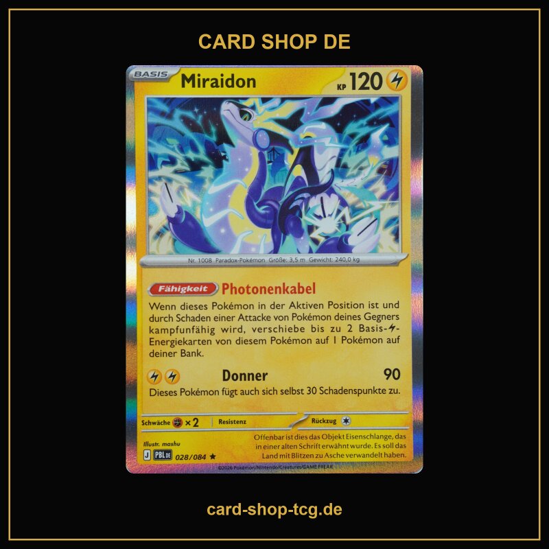 Miraidon · 028/84 · me05 · Holo · Deutsch (DE)
