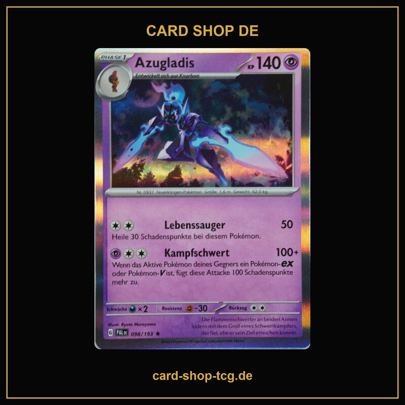 Azugladis · 098/193 · sv02 · Holo · Deutsch (DE)