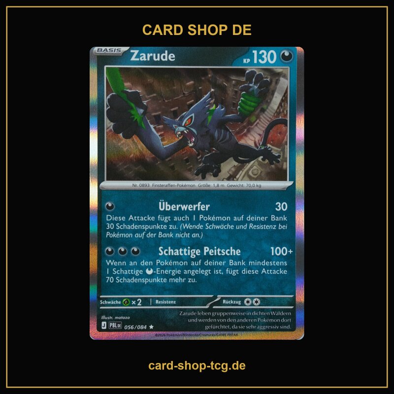 Zarude · 056/084 · PBL · ★ · Holo · Deutsch (DE)