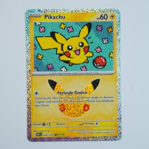 Pikachu 07/30 · 029/128 · 30th ·...