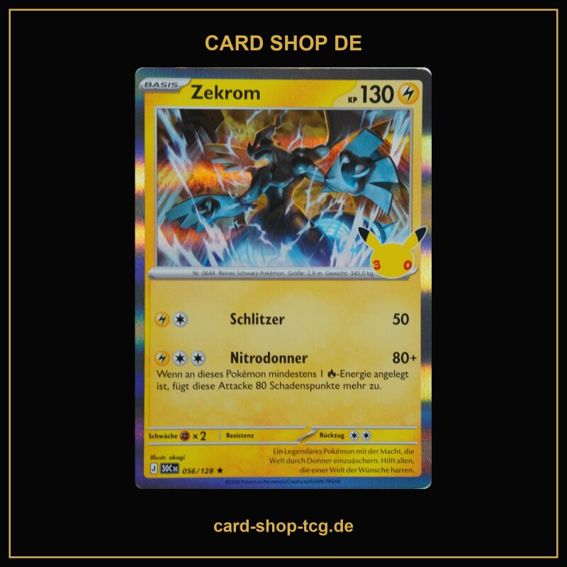 Zekrom · 056/128 · 30th · Holo · Deutsch (DE)