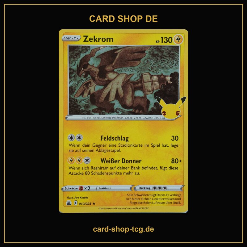 Zekrom · 10/25 · cel25 · Deutsch (DE)