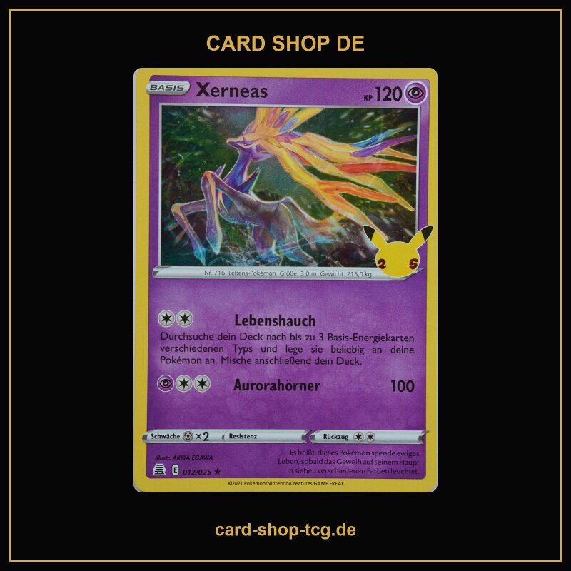 Xerneas · 12/25 · cel25 · Deutsch (DE)