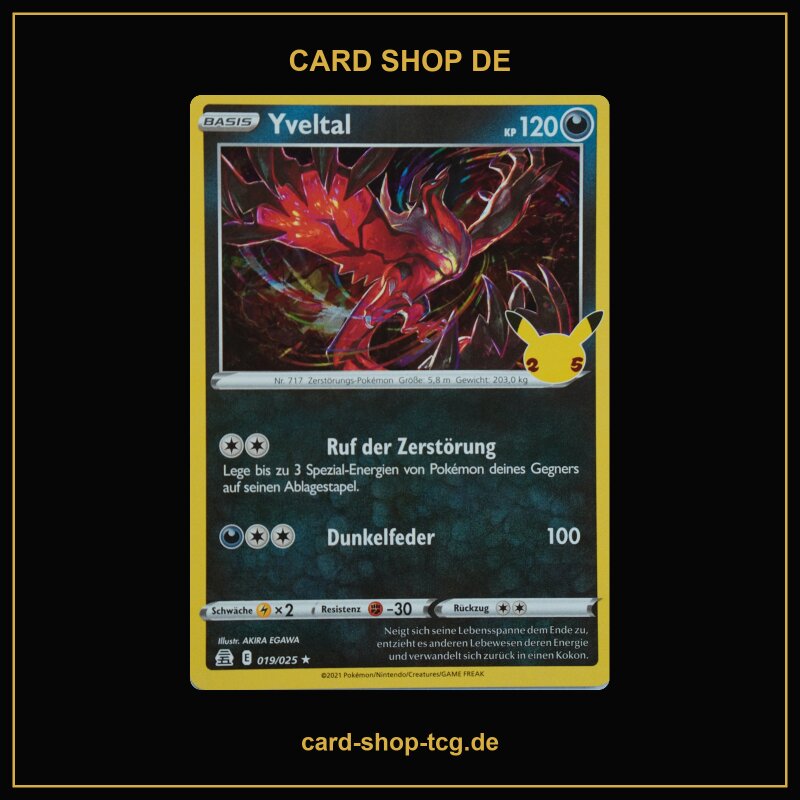 Yveltal · 19/25 · cel25 · Deutsch (DE)