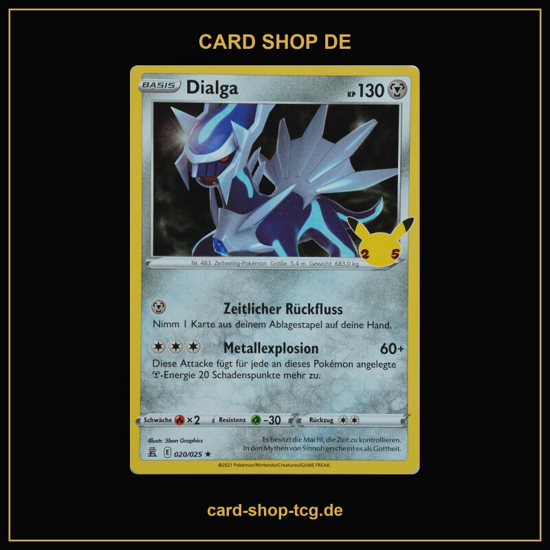 Dialga · 20/25 · cel25 · Deutsch (DE)